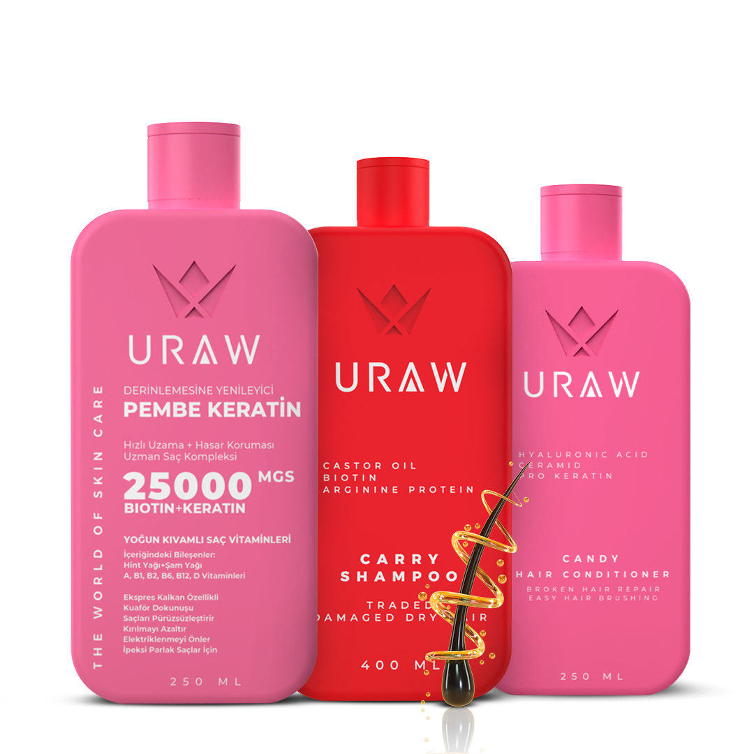 Sağlıklı, Güçlü ve Parlak Saçlar İçin Komple Bakım Seti