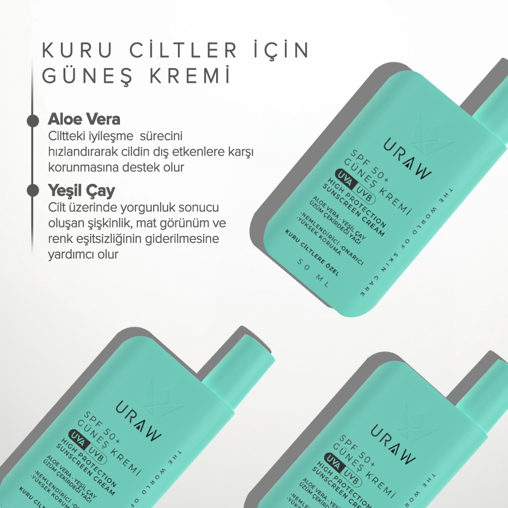 Aloe Vera ( Kuru Ve Atopik Ciltlere Özel Doku Yenileyici Ve Onarıcı Güneş Koruyucu Krem )