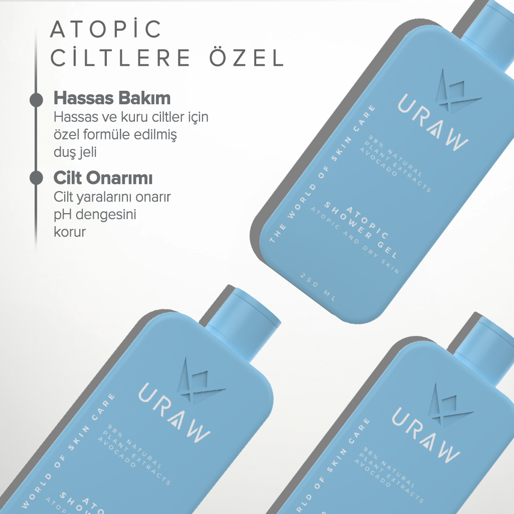 Atopik Duş Jeli ( Hassas ve  Atopik Ciltler Için Yoğun Onarıcı Duş Jeli )