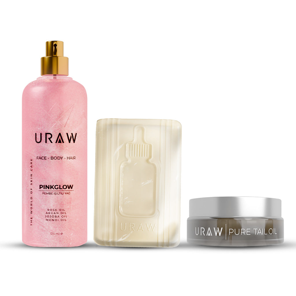 Cilt Temizliği, Nem Desteği ve Doğal Parlaklık İçin 3'lü Bakım