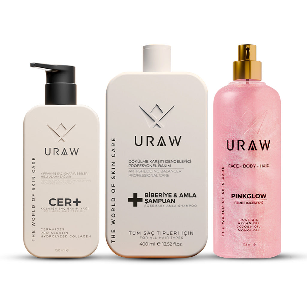 Saç ve Cilt İçin Derinlemesine Onarım ve Işıltı Veren Ultra Set