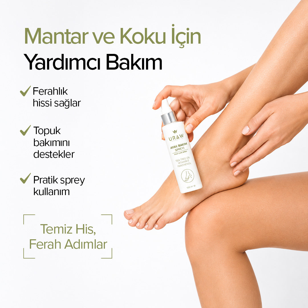 Ayak Bakım Spreyi – Ferahlık Koku Kontrolü