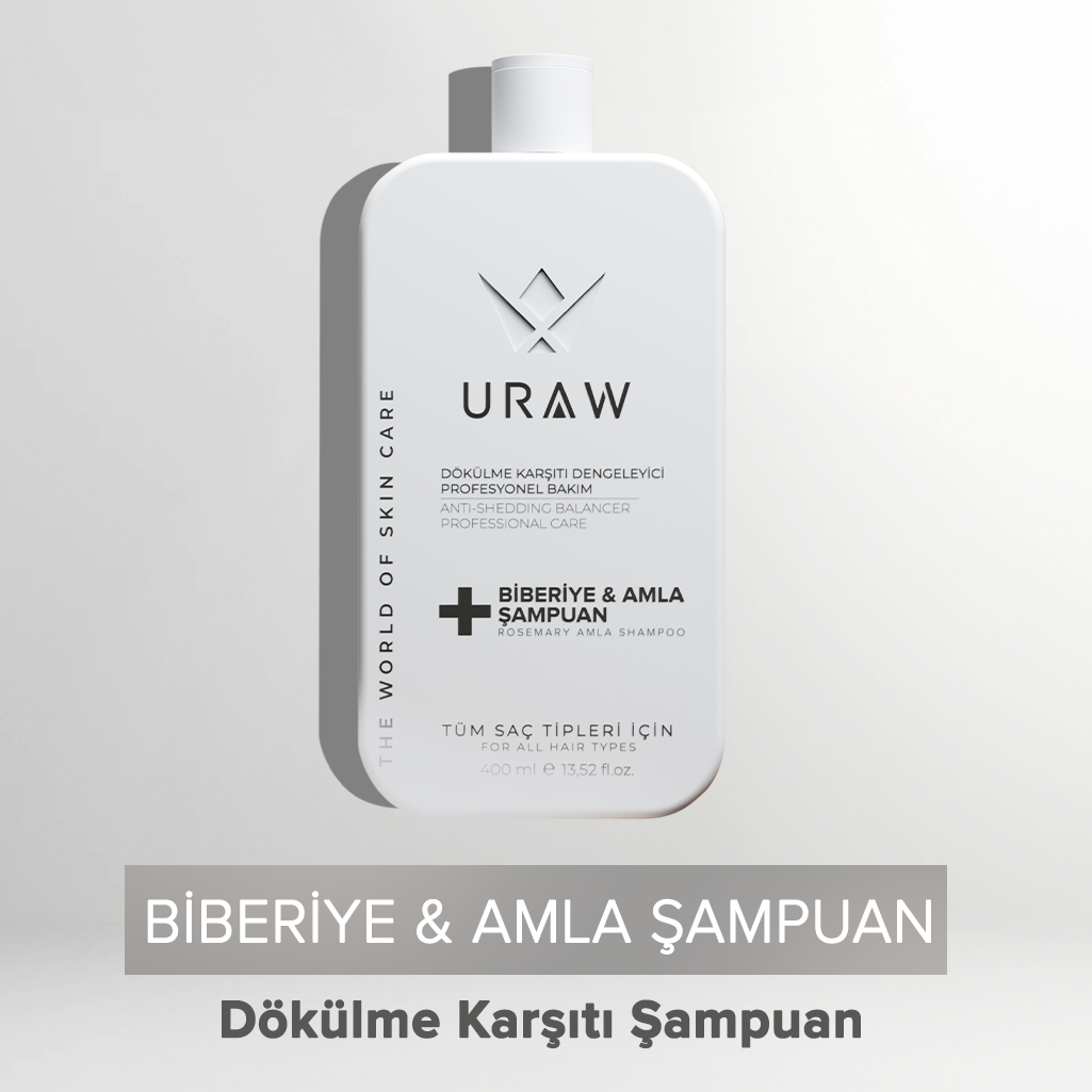 URAW Biberiye ve Amla Özlü Saç Bakım Şampuanı