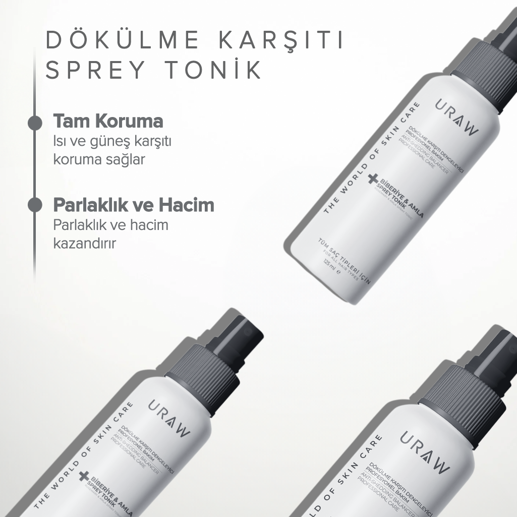 Uraw Biberiye ve Amla Özlü Yenileyici Saç Toniği