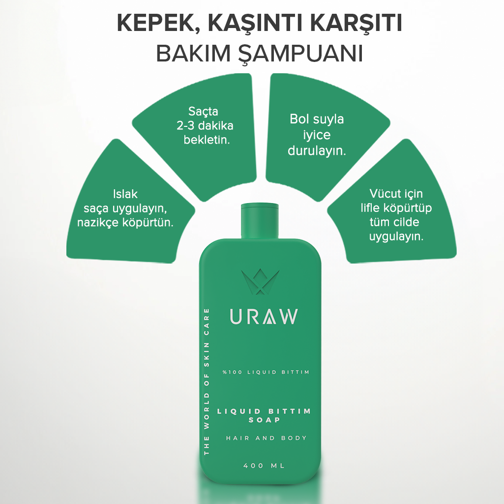 Sıvı Bıttım Sabun ( Saç ve Cilt İçin Kepek Karşıtı Yenileyici ve Onarıcı Bakım Sabunu )