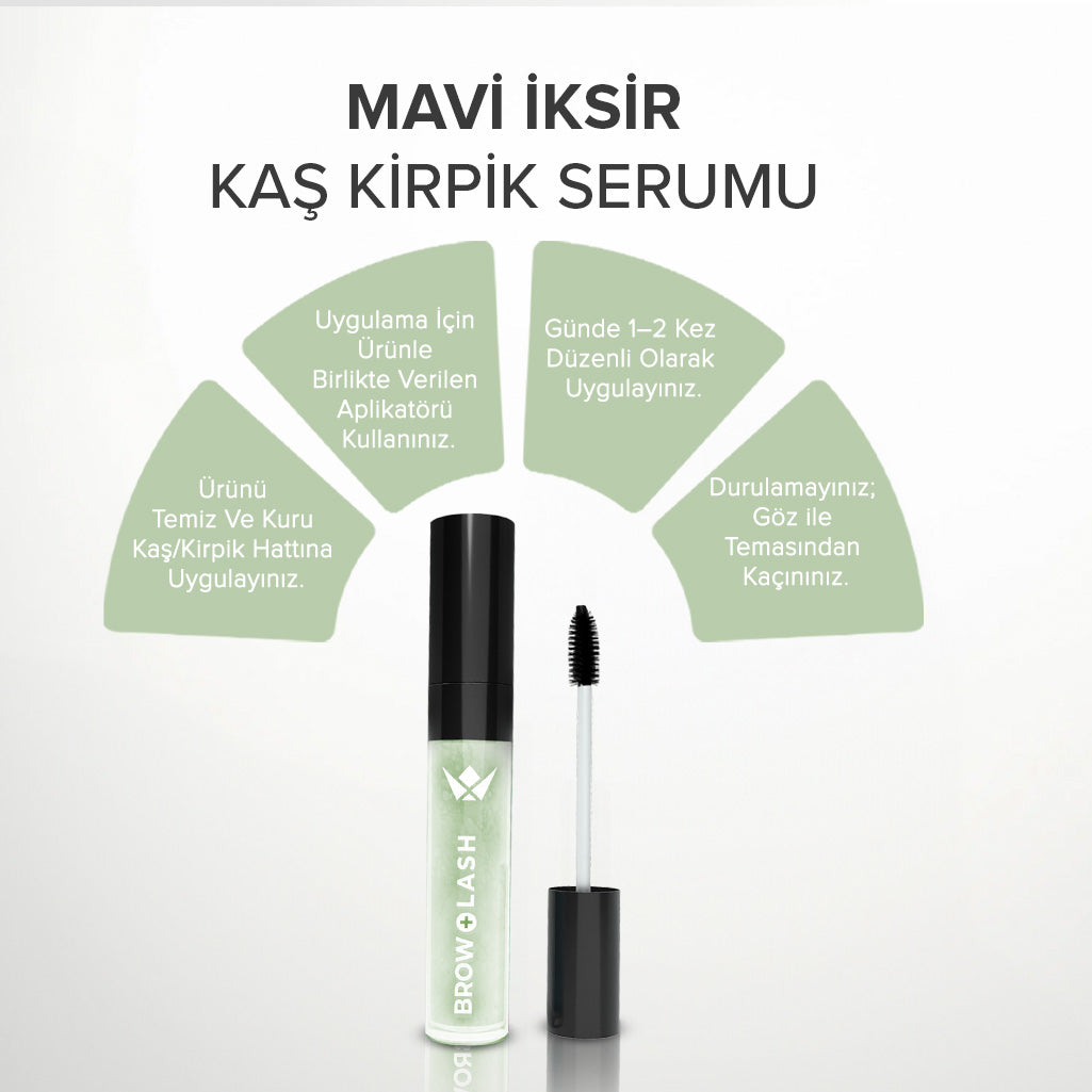 Uraw BrowLash Mavi İksir Kaş ve Kirpik Serumu