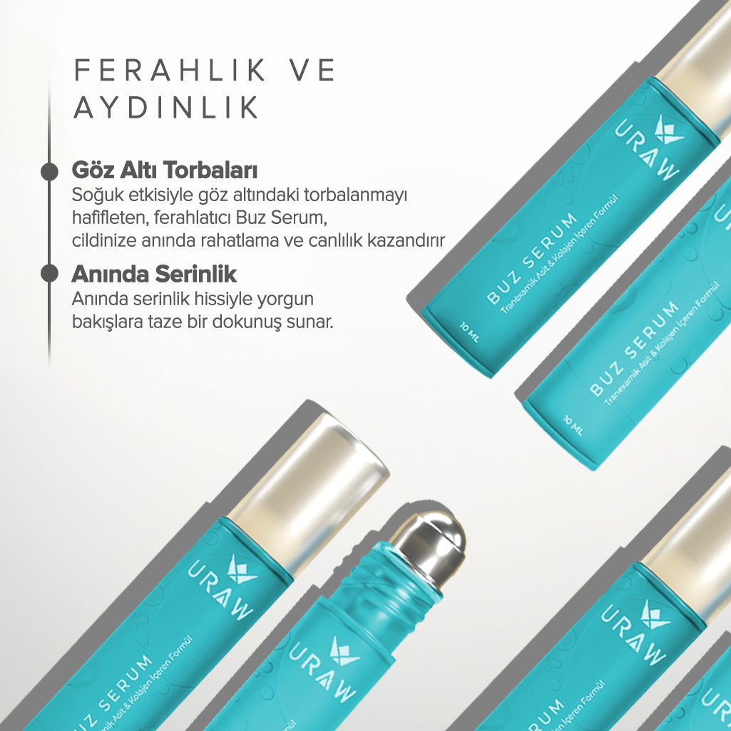 Buz Serum – Ciltte Ferahlık, Göz Altı Bakımı ve Profesyonel Etki