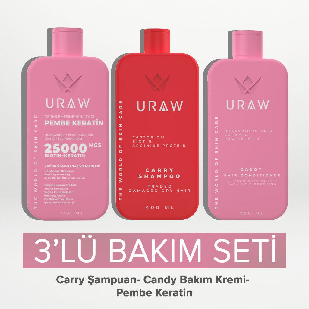 Sağlıklı, Güçlü ve Parlak Saçlar İçin Komple Bakım Seti