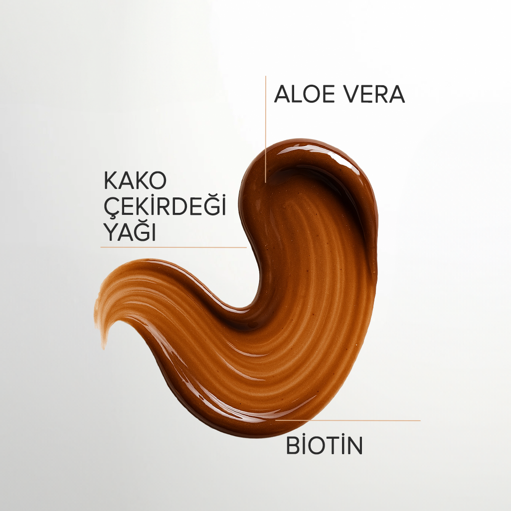 Kakao Ekstratlı Yüksek Onarıcı Çikolata Şampuanı