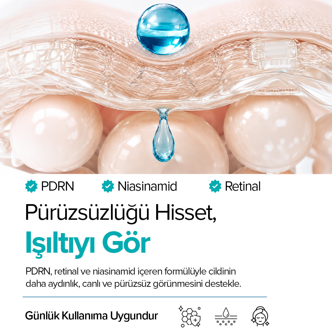 Cam Cilt Spreyi | Glassy Skin | Cam Cilt Görünümü Veren PDRN + Retinal + Niacinamide İçeren Cilt Yenileyici Bakım Spreyi 125ML