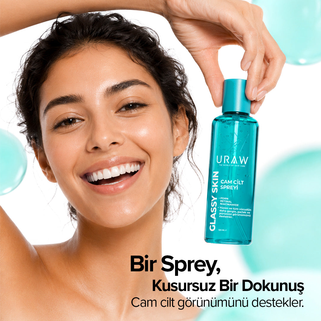 Cam Cilt Spreyi | Glassy Skin | Cam Cilt Görünümü Veren PDRN + Retinal + Niacinamide İçeren Cilt Yenileyici Bakım Spreyi 125ML
