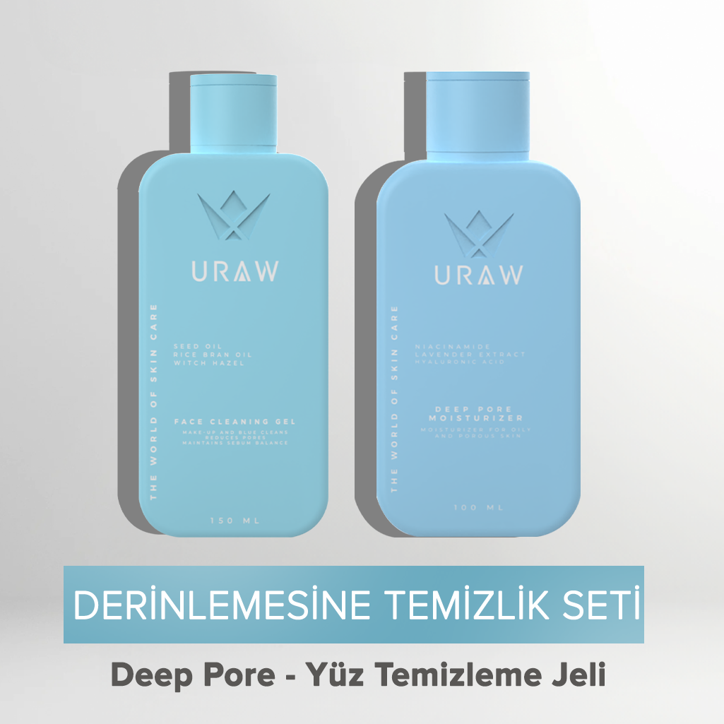 Derin Temizlik ve Gözenek Sıkılaştırma İçin Cilt Bakım Seti