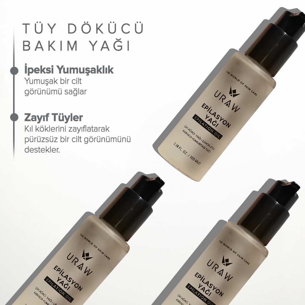 Epilasyon Yağı ( Tüy Azaltıcı Ve Nemlendirici Bakım Yağı )