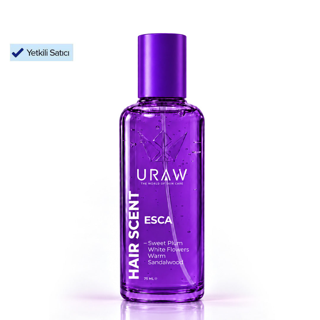 Esca Hair Scent | Saç Bakım Parfümü | Tatlı Erik, Beyaz Çiçek ve Sandal Ağacı Notalı Saç Parfümü 75 ML
