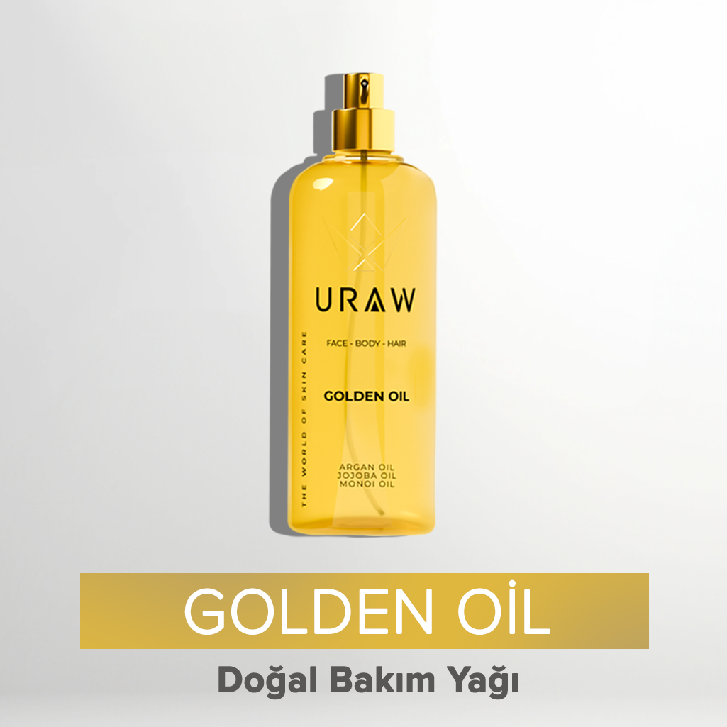Golden Oil Bitkisel Yağ Kompleksi – Cilt ve Saç İçin Yoğun Nem ve Bakım