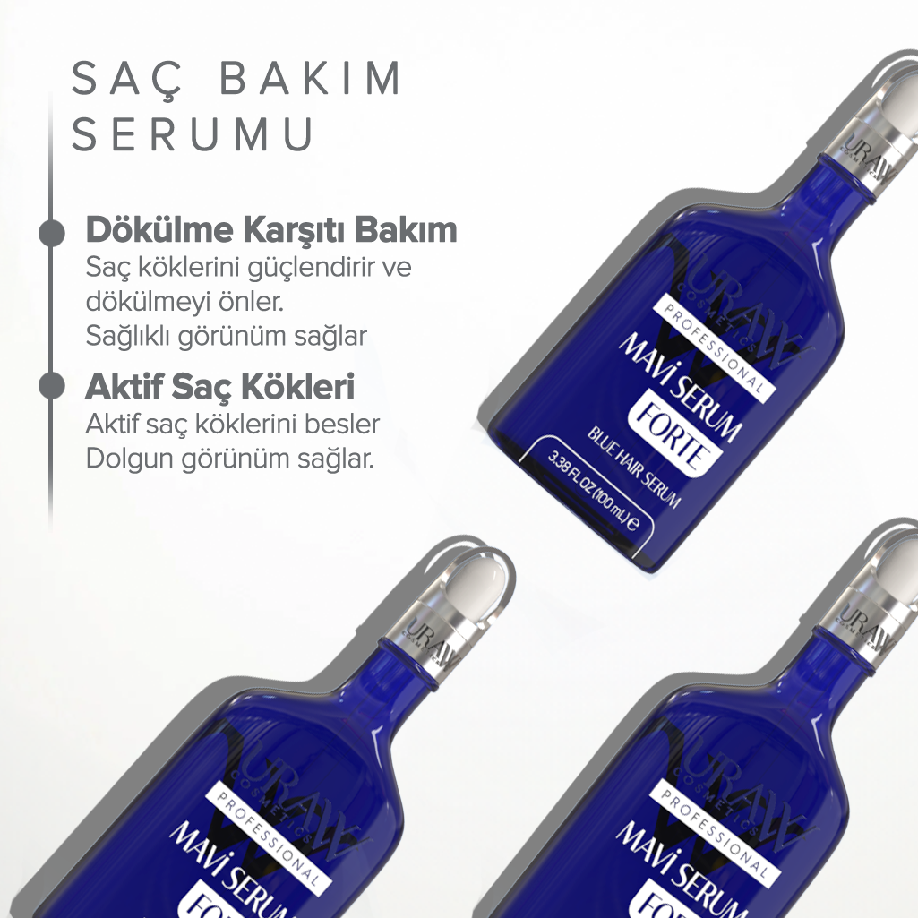 Mavi Serum Forte ( Saç Güçlendirici Ve Dökülme Karşıtı Saç Bakım Serumu )
