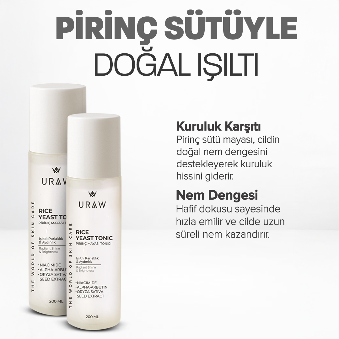 Pirinç Mayası Tonik - Beyazlatıcı, Aydınlatıcı ve Leke Karşıtı Cilt Toniği