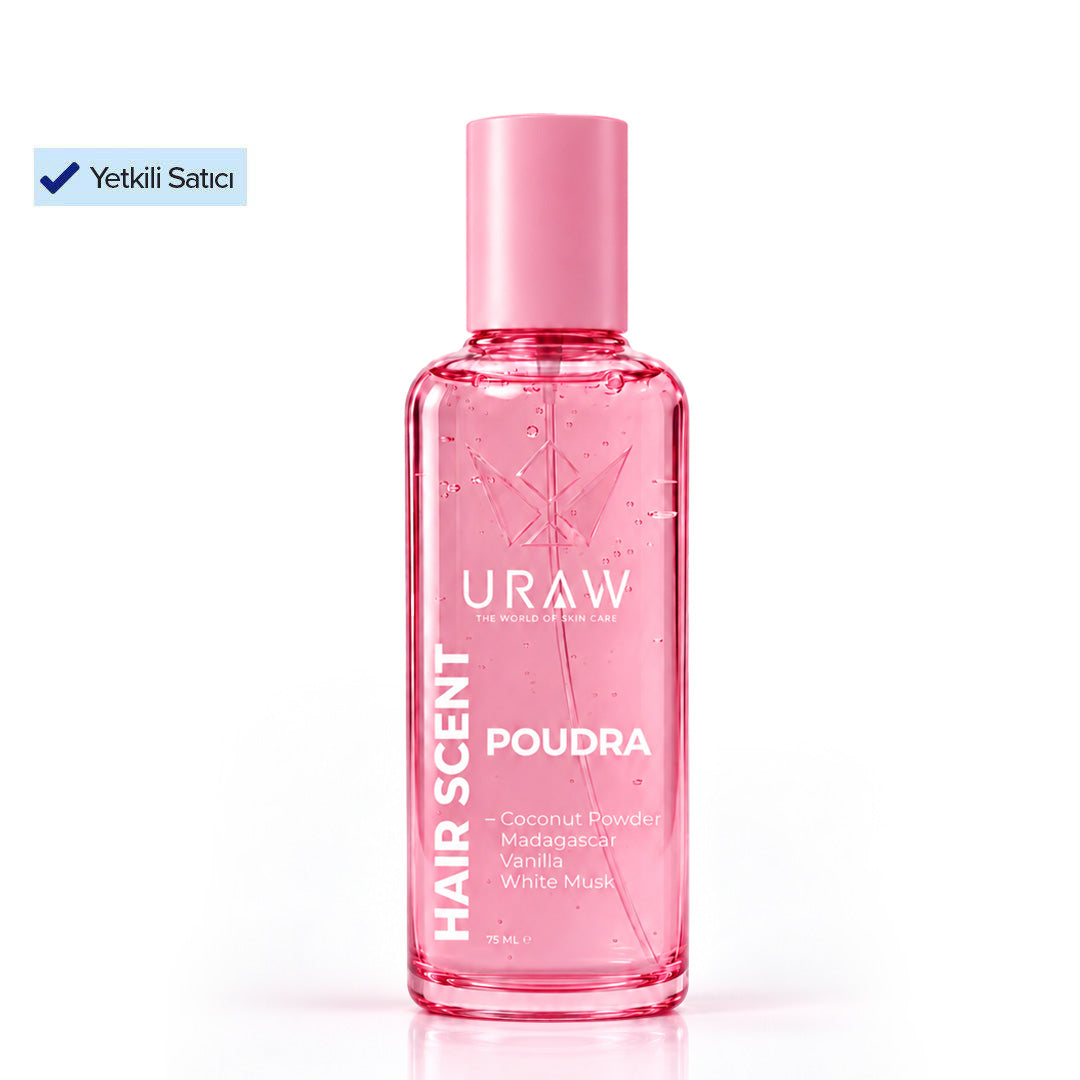 Poudra Hair Scent | Saç Bakım Parfümü | Hindistan Cevizi, Madagaskar Vanilyası ve Beyaz Misk Notalı Saç Parfümü 75 ML
