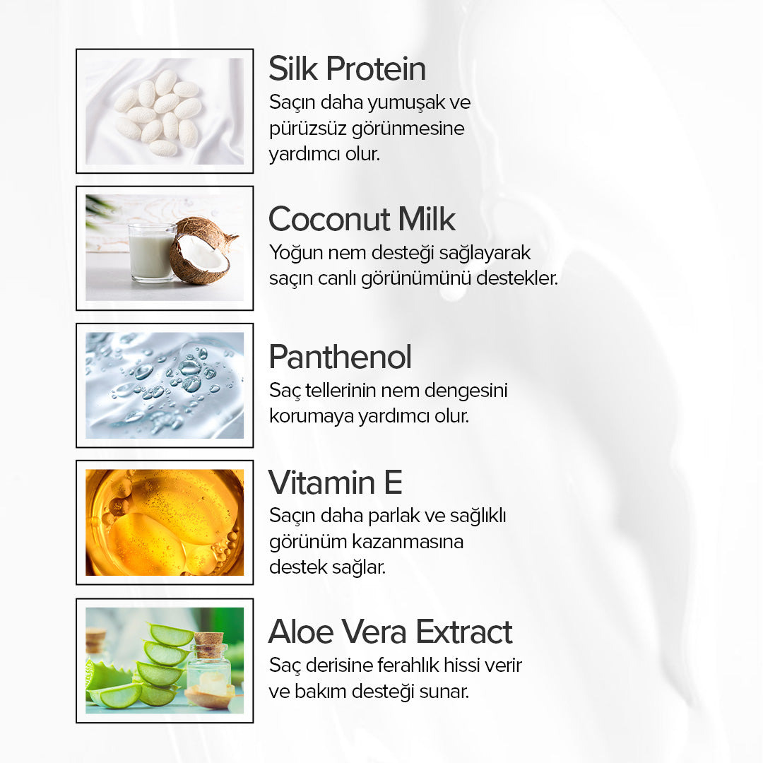 Protein Sütü | Saç Bakım Sütü 125 ML | Durulanmayan Onarıcı Bakım Kompleksi
