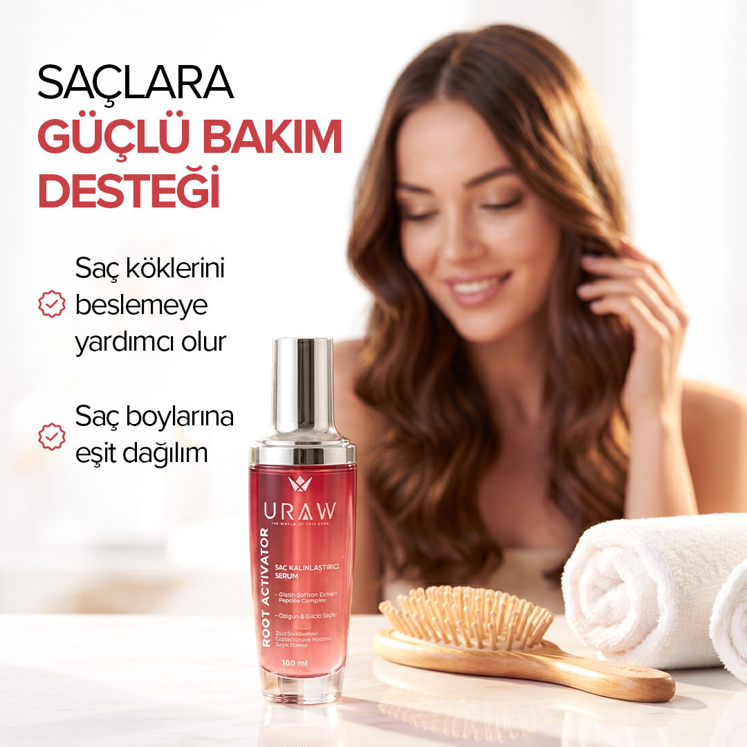 Saç Kalınlaştırıcı Serum | Root Activator 100 ML| Saç Köklerini Güçlendirmeye Yardımcı Form