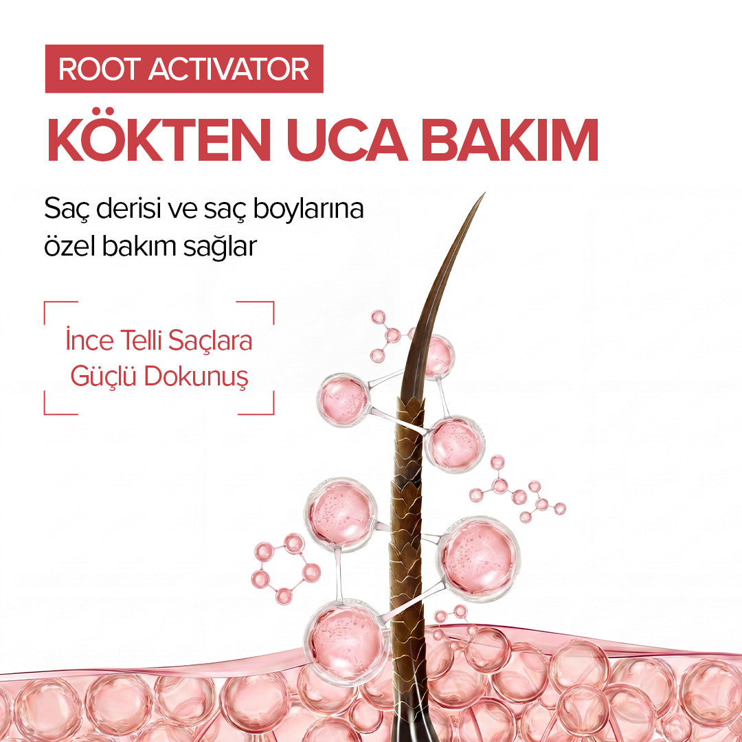 Saç Kalınlaştırıcı Serum | Root Activator 100 ML| Saç Köklerini Güçlendirmeye Yardımcı Form