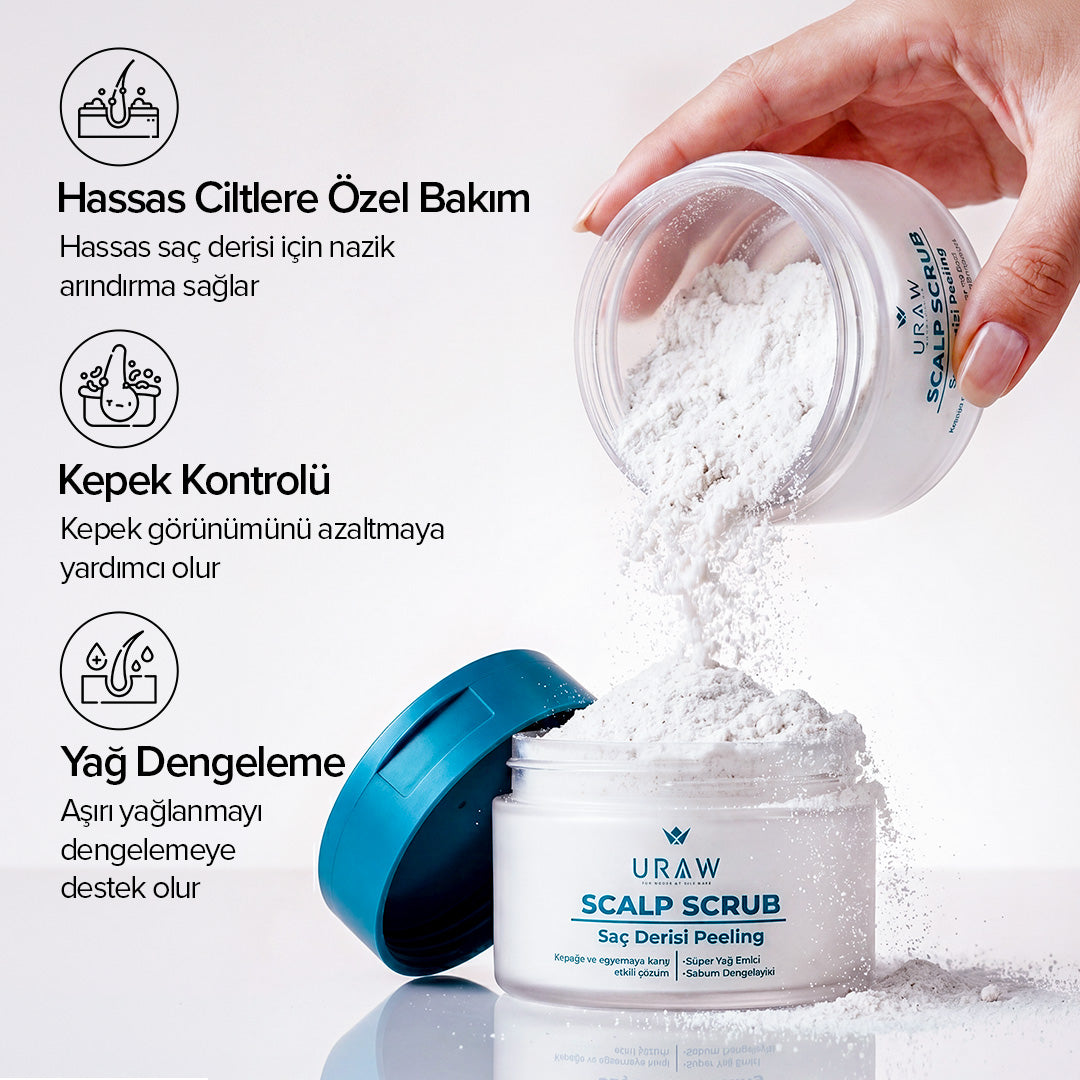 Saç Derisi Peelingi | Arındırıcı ve Dengeleyici Hair Scrub