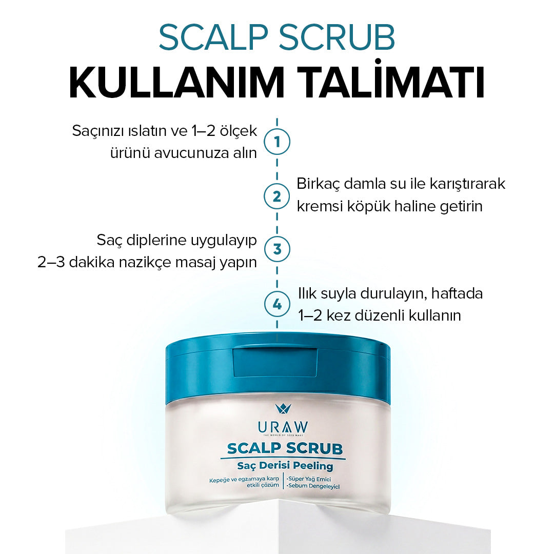 Saç Derisi Peelingi | Arındırıcı ve Dengeleyici Hair Scrub