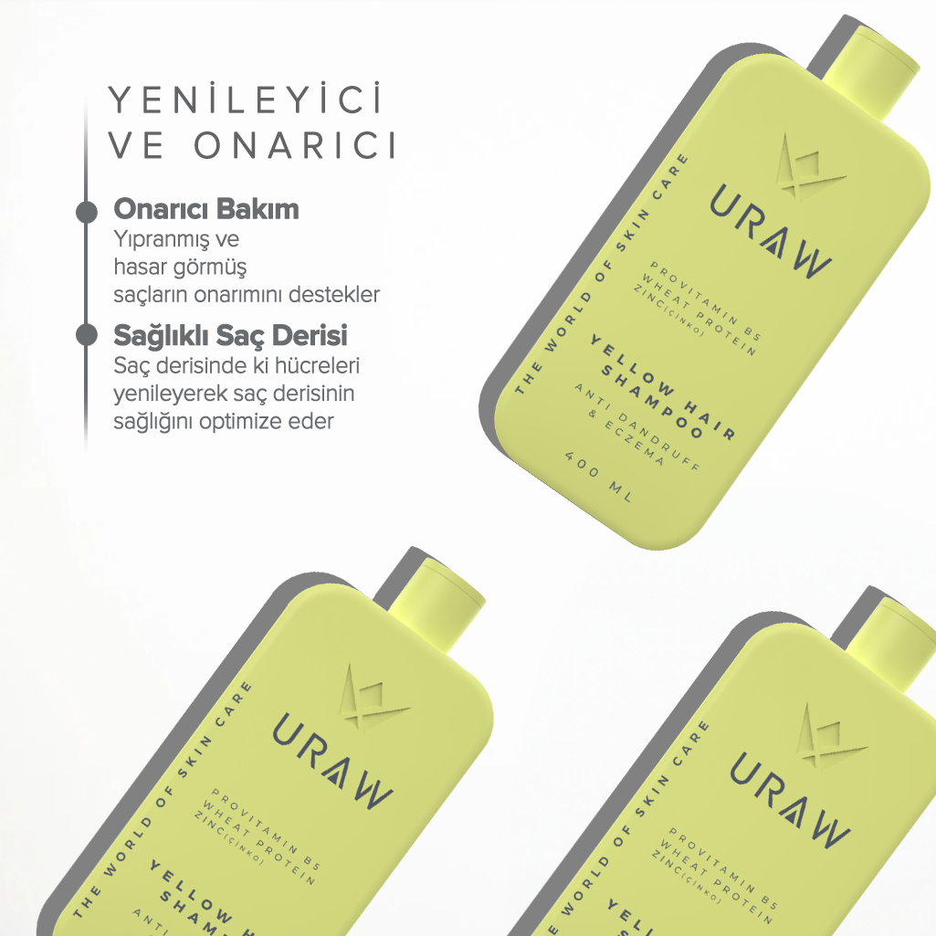 Yellow Shampoo ( Onarıcı Bakım Ve Sağlıklı Saç Derisi ) ( 400 ml )
