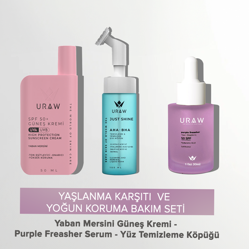 Yoğun Koruma Yaşlanma Karşıtı  ve Yenileyici Bakım Seti