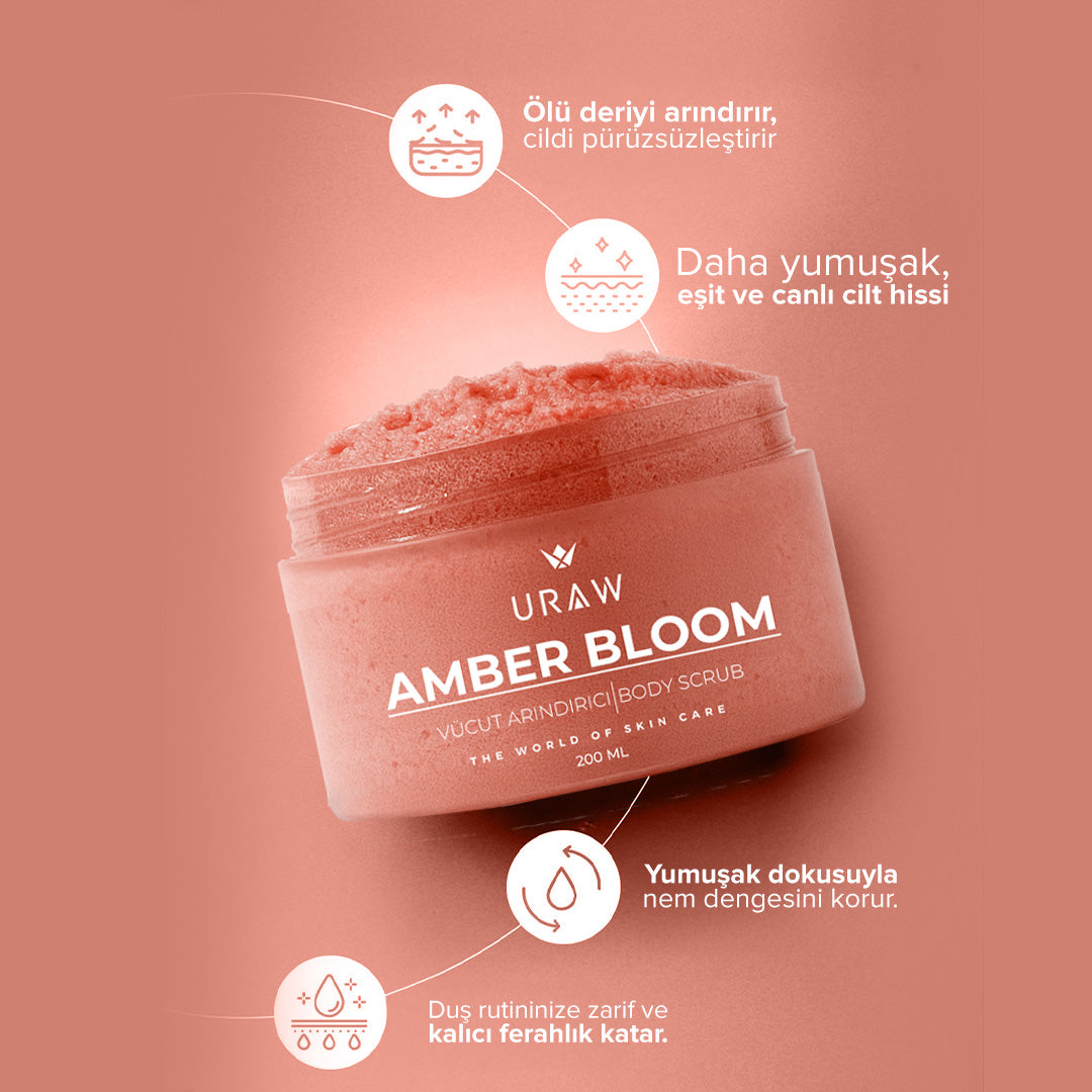 Uraw Amber Bloom | Vanilla Amber – Arındırıcı Body Scrub