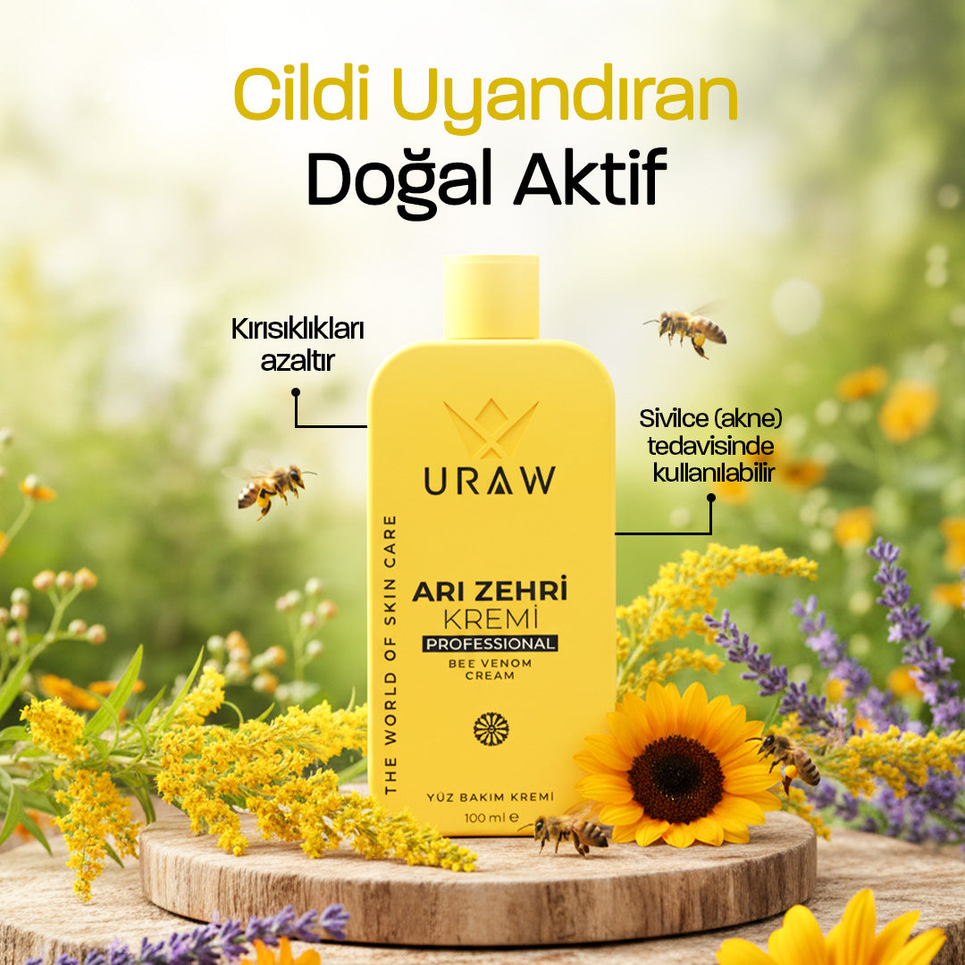 Arı Zehri Krem - Kırışıklık Karşıtı ve Nemlendirici Bakım Kremi