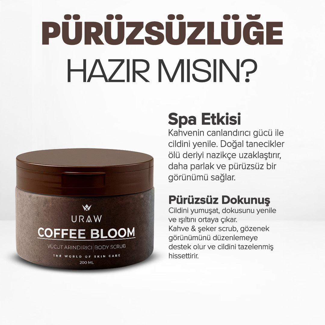 Uraw Coffee Bloom – Arındırıcı Body Scrub