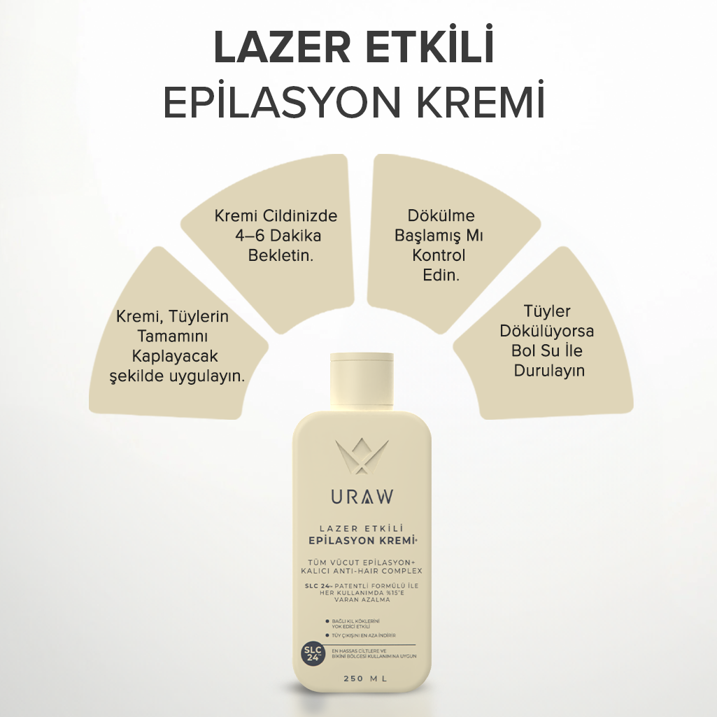 Lazer Etkili Epilasyon Krem