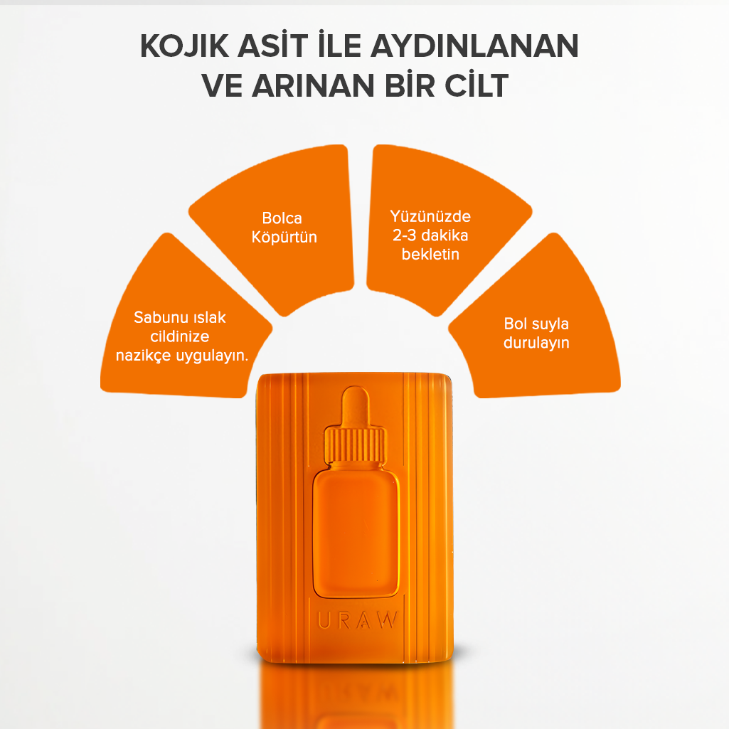 Kojic Asit Leke Karşıtı, Arındırıcı ve Cilt Yenileyici Sabun