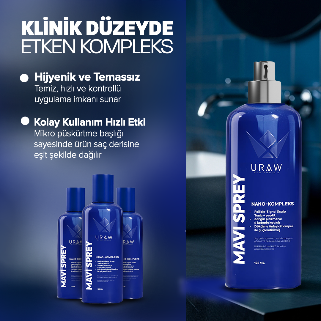 Mavi Sprey - Saç Kökü Aktivasyonunu Destekleyen Gelişmiş Kompleks