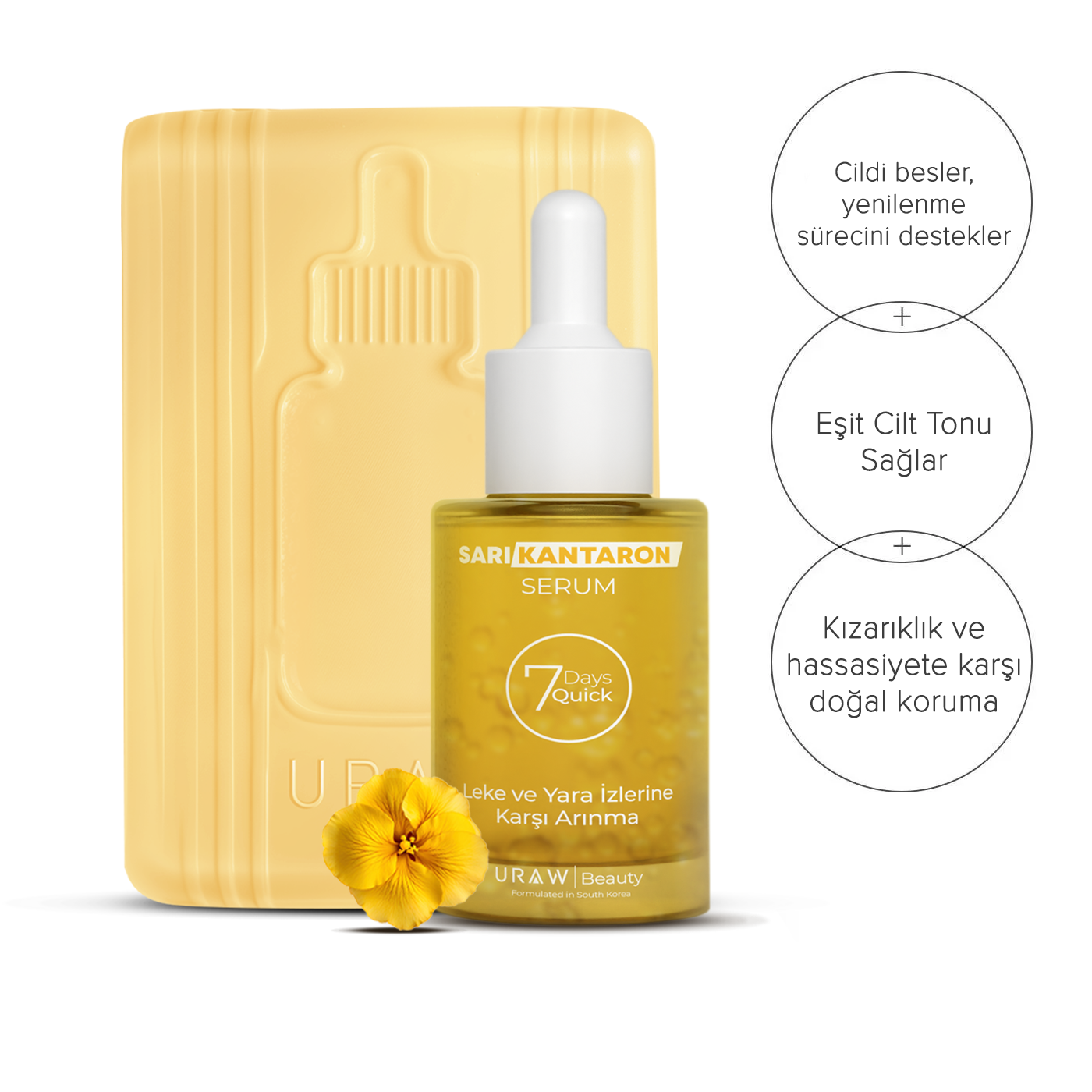 Leke Görünümünü Azaltan, Cilt Tonunu Dengeleyen ve Yenileyici Bakım Seti